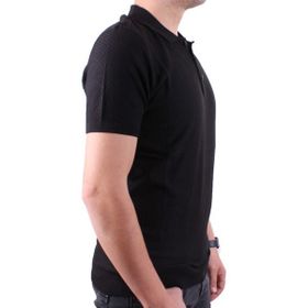 Dagoster DMG23-511231 Siyah Günlük Polo Yaka Erkek Tişört