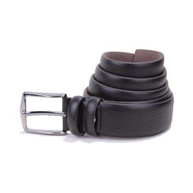 Dagoster DMK26-303 Siyah Suni Deri 3.5 cm Erkek Kemer