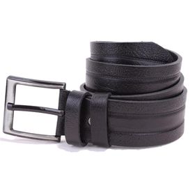 Dagoster DMK26-461DG Siyah Hakiki Deri Erkek Kemer