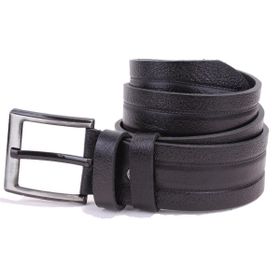 Dagoster DMK26-461DG Siyah Hakiki Deri Erkek Kemer