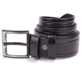 Dagoster DMK26-462DG Siyah Hakiki Deri Erkek Kemer