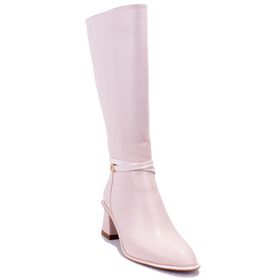 Dagoster DZA07-1032901 Bej Kadın Topuklu Çizme