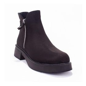 Dagoster DZA07-115202 Siyah Süet Kadın Bot