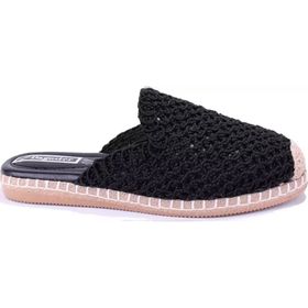 Dagoster DZA07-1155999 Siyah Triko Spor Kadın Terlik