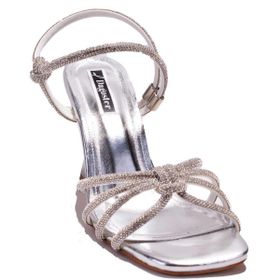 Dagoster DZA07-337092BB Gümüş Klasik Kadın Topuklu Ayakkabı