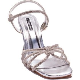 Dagoster DZA07-337092BB Gümüş Klasik Kadın Topuklu Ayakkabı
