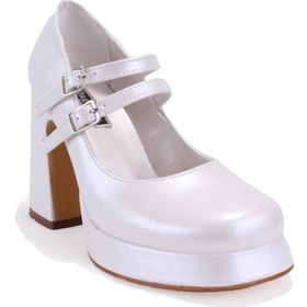 Dagoster DZA07-337566 Sedef Platform Kadın Topuklu Ayakkabı