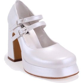 Dagoster DZA07-337566 Sedef Platform Kadın Topuklu Ayakkabı