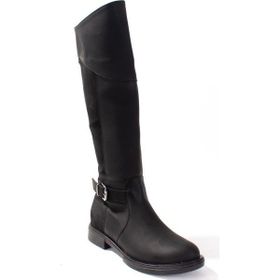 Dagoster DZA07-43620908 Siyah Günlük Kadın Çizme