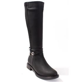 Dagoster DZA07-43621911 Siyah Düz Taban Kadın Çizme