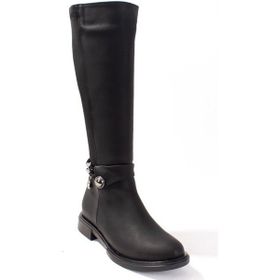 Dagoster DZA07-43621911 Siyah Düz Taban Kadın Çizme
