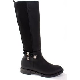 Dagoster DZA07-43621911 Siyah Düz Taban Kadın Çizme
