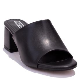 Dagoster DZA07-811304C Siyah Klasik Kadın Topuklu Terlik
