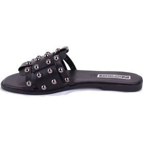 Dagoster DZA07-998005 Siyah Düz Spor Kadın Terlik