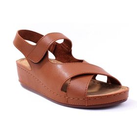 Dagoster DZA37-1810 Taba Günlük Ortopedik Kadın sandalet