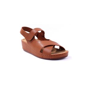 Dagoster DZA37-1810 Taba Günlük Ortopedik Kadın sandalet