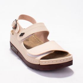 Dagoster DZA37-3014 Bej Günlük Kadın Sandalet