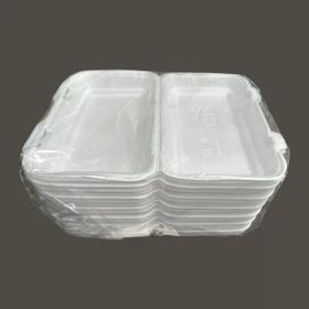 Dagyuce 36D 23.5x15 cm 10 Adet Tek Kullanımlık Köpük İskender Kapaklı Kase Kutu