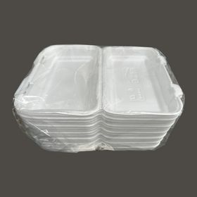 Dagyuce 36D 23.5x15 cm 10 Adet Tek Kullanımlık Köpük İskender Kapaklı Kase Kutu