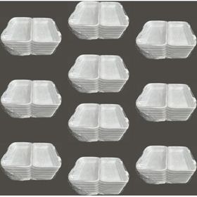 Dagyuce 36D 23.5x15 cm 10x20 Adet Tek Kullanımlık Köpük İskender Kapaklı Kase Kutu