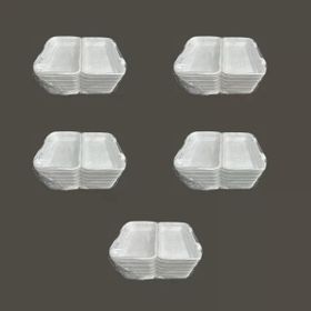 Dagyuce 36D 23.5x15 cm 5x20 Adet Tek Kullanımlık Köpük İskender Kapaklı Kase Kutu