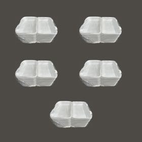 Dagyuce 36D 23.5x15 cm 5x20 Adet Tek Kullanımlık Köpük İskender Kapaklı Kase Kutu