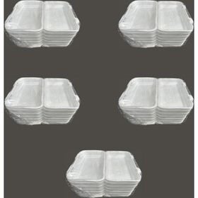 Dagyuce 36D 23.5x15 cm 5x20 Adet Tek Kullanımlık Köpük İskender Kapaklı Kase Kutu