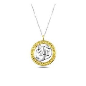 Daha Yok Mu 925 Ayar Gümüş Gold Yengeç Burcu Kadın Gümüş Kolye