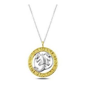 Daha Yok Mu 925 Ayar Gümüş Gold Yengeç Burcu Kadın Gümüş Kolye