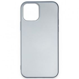 Daha Yok Mu iPhone 12 Nano İçi Kadife Sky Blue Silikon Kılıf