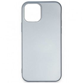Daha Yok Mu iPhone 12 Nano İçi Kadife Sky Blue Silikon Kılıf