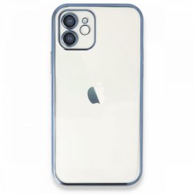 Daha Yok Mu iPhone 12 Razer Lensli Açık Mavi Silikon Kılıf