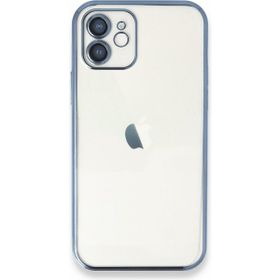 Daha Yok Mu iPhone 12 Razer Lensli Açık Mavi Silikon Kılıf