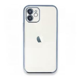 Daha Yok Mu iPhone 12 Razer Lensli Açık Mavi Silikon Kılıf