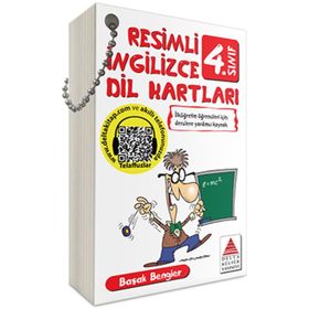 Dahi Adam 4. Sınıf Resimli İngilizce Dil Kartları - Kollektif Heyet-Kurul-Komisyon