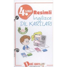 Dahi Adam 4. Sınıf Resimli İngilizce Dil Kartları - Kollektif Heyet-Kurul-Komisyon