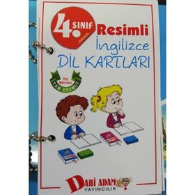 Dahi Adam 4. Sınıf Resimli İngilizce Dil Kartları - Kollektif Heyet-Kurul-Komisyon