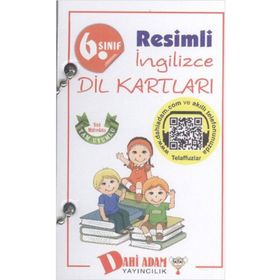Dahi Adam 6. Sınıf Resimli İngilizce Dil Kartları - Kollektif Heyet-Kurul-Komisyon
