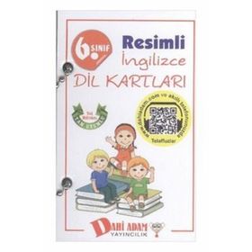Dahi Adam 6. Sınıf Resimli İngilizce Dil Kartları - Kollektif Heyet-Kurul-Komisyon