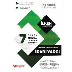 Dahi Adam Hakimlik Akademisi İdari Yargı 7 Çözümlü Deneme Sınavı Seti
