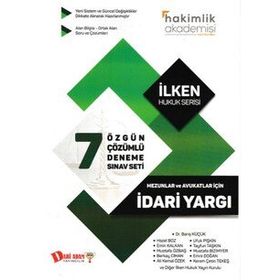 Dahi Adam Hakimlik Akademisi İdari Yargı 7 Çözümlü Deneme Sınavı Seti