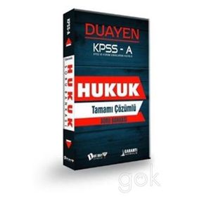Dahi Adam Kpss A Grubu Hukuk Duayen Soru Bankası - Kolektif