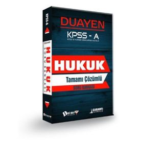 Dahi Adam Kpss A Grubu Hukuk Duayen Soru Bankası - Kolektif