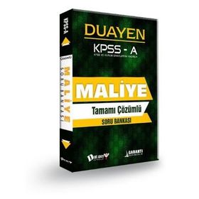 Dahi Adam Kpss A Grubu Maliye Duayen Soru Bankası - Kolektif