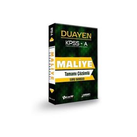 Dahi Adam Kpss A Grubu Maliye Duayen Soru Bankası - Kolektif