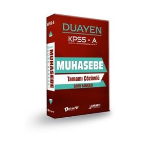 Dahi Adam Kpss A Grubu Muhasebe Duayen Soru Bankası - Kolektif