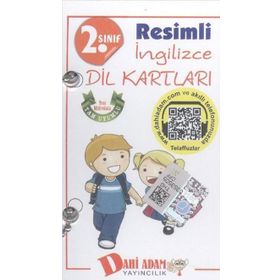 Dahi Adam Yayıncılık 2. Sınıf Resimli İngilizce Dil Kartı