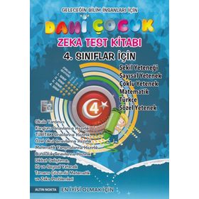 Dahi Çocuk Zeka ve Test Kitabı 4. Sınıflar İçin - kollektif