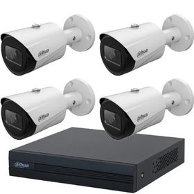 Dahua 2 MP 4 Kameralı Ip Starlight Güvenlik Kamera Seti