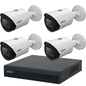 Dahua 4 kameralı Starlight Ip Set 2 mp Tak Çalıştır 1 tb HDD 1080P Full HD Hazır 4'lü Set